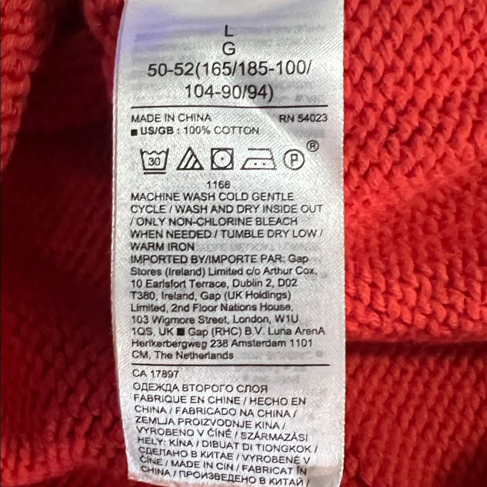 Banana Republic Chinky Knit Organic Cotton Sweater Size L Preppy Retro Classic - Picture 7 of 8